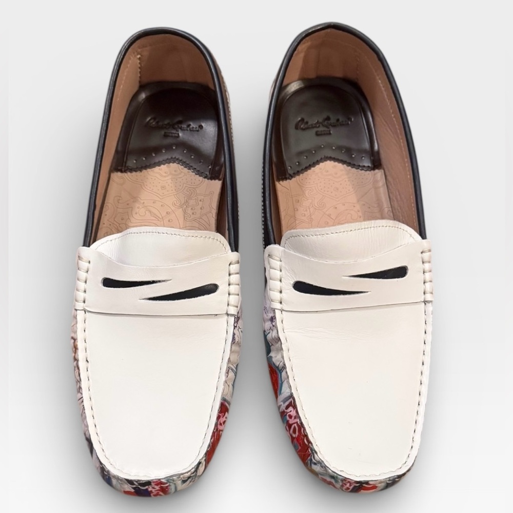 ROBERT GRAHAM
Haryanto Printed Leather Driving Loafers Size 11.5 - Picture 2 of 15